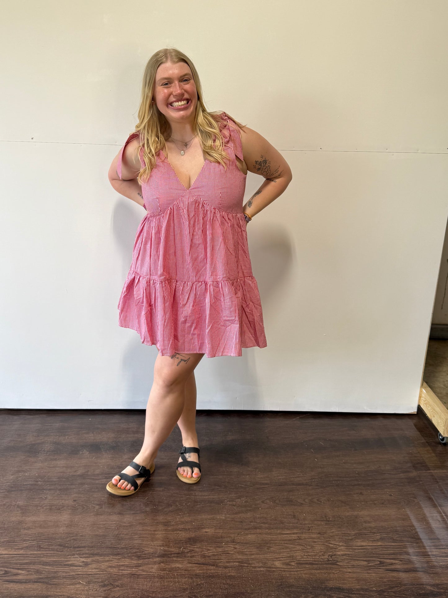 Ruby gingham dress