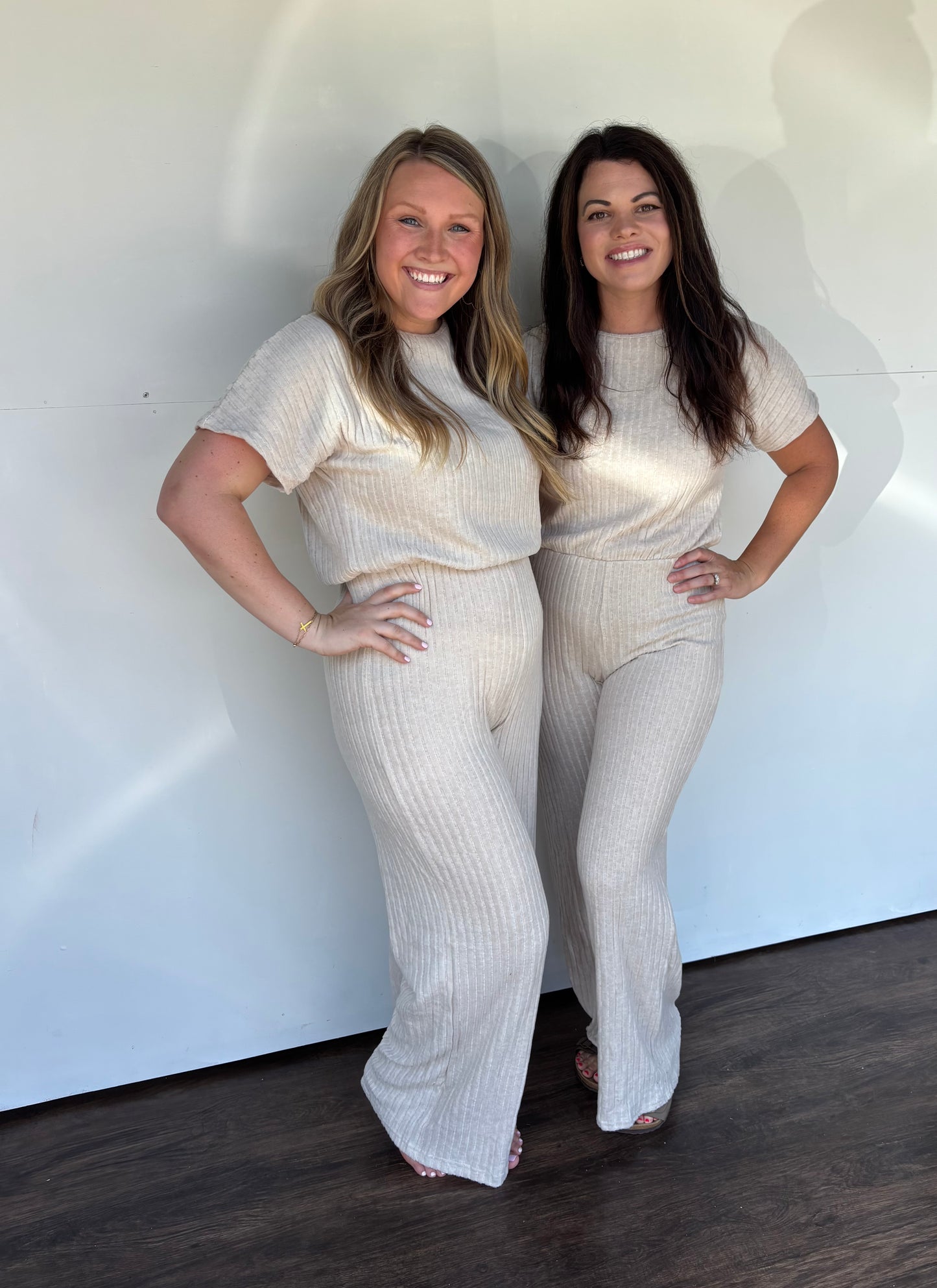 Effortless Ribbed Knit Jumpsuit