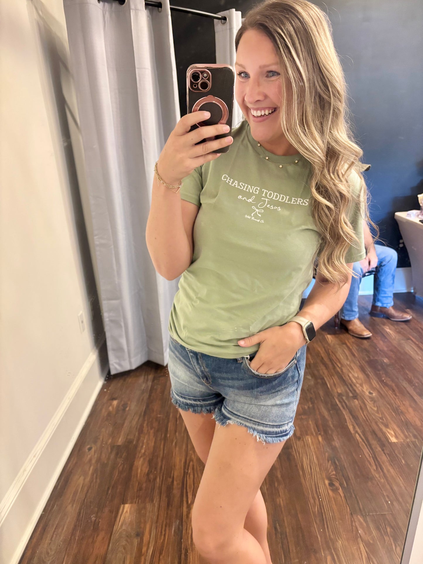 Chasing toddlers tee