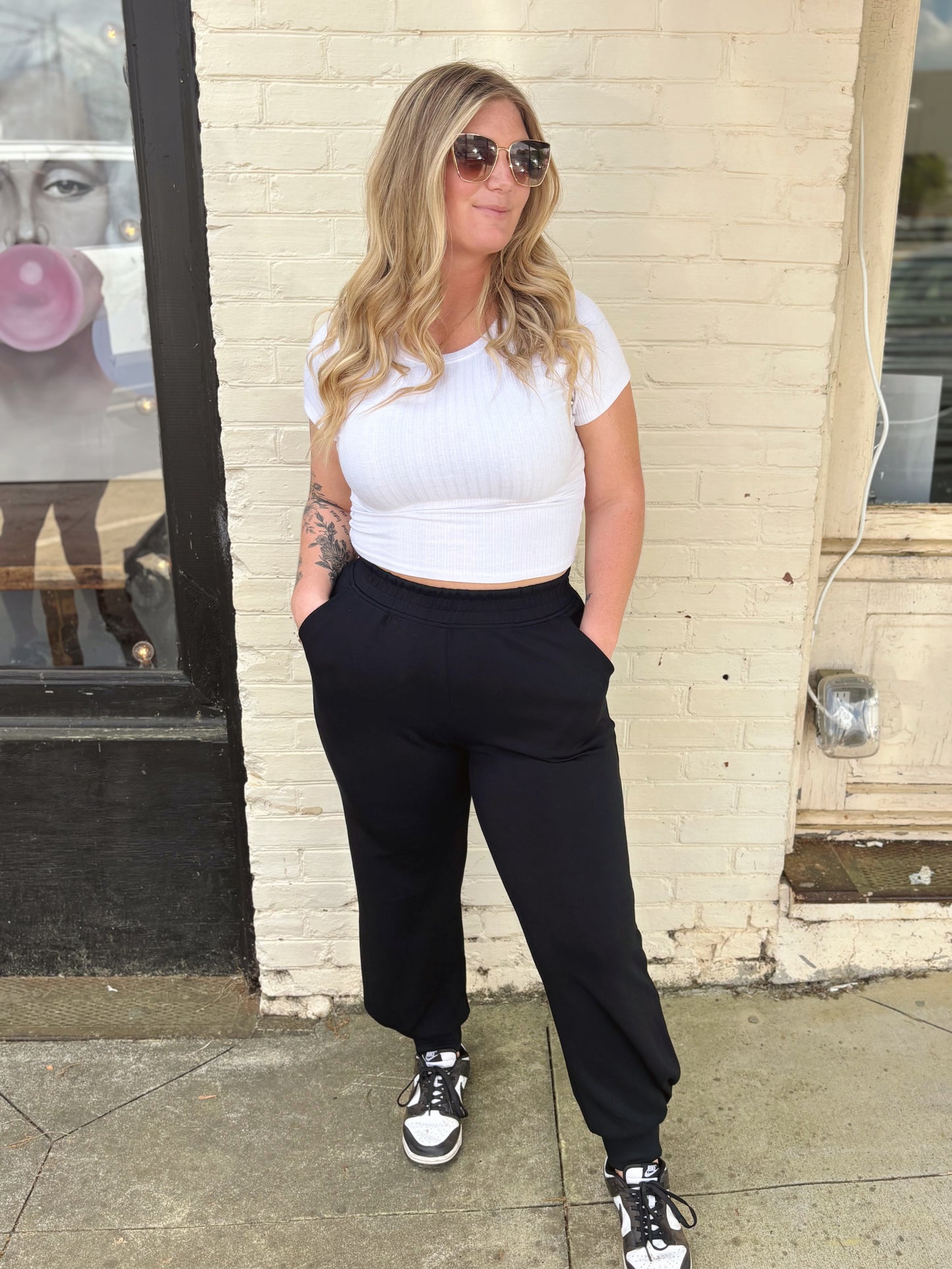 Ginger sweatpants.
