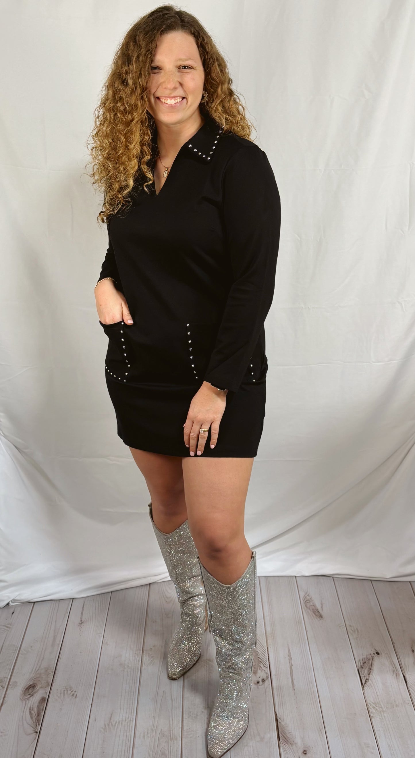 Nina Studded Dress