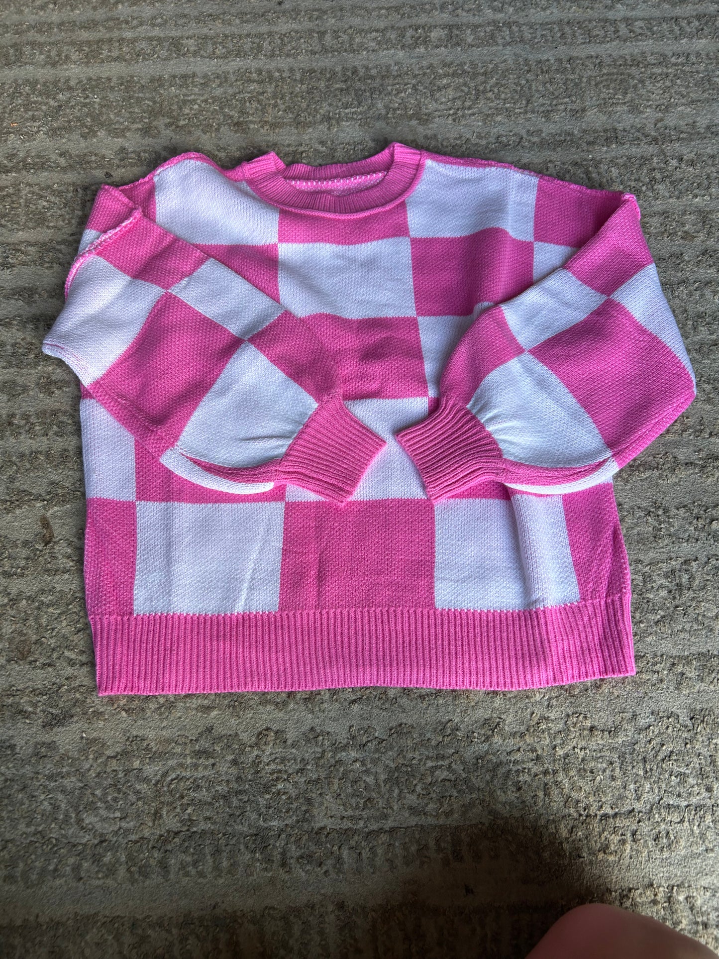Gracie check sweater