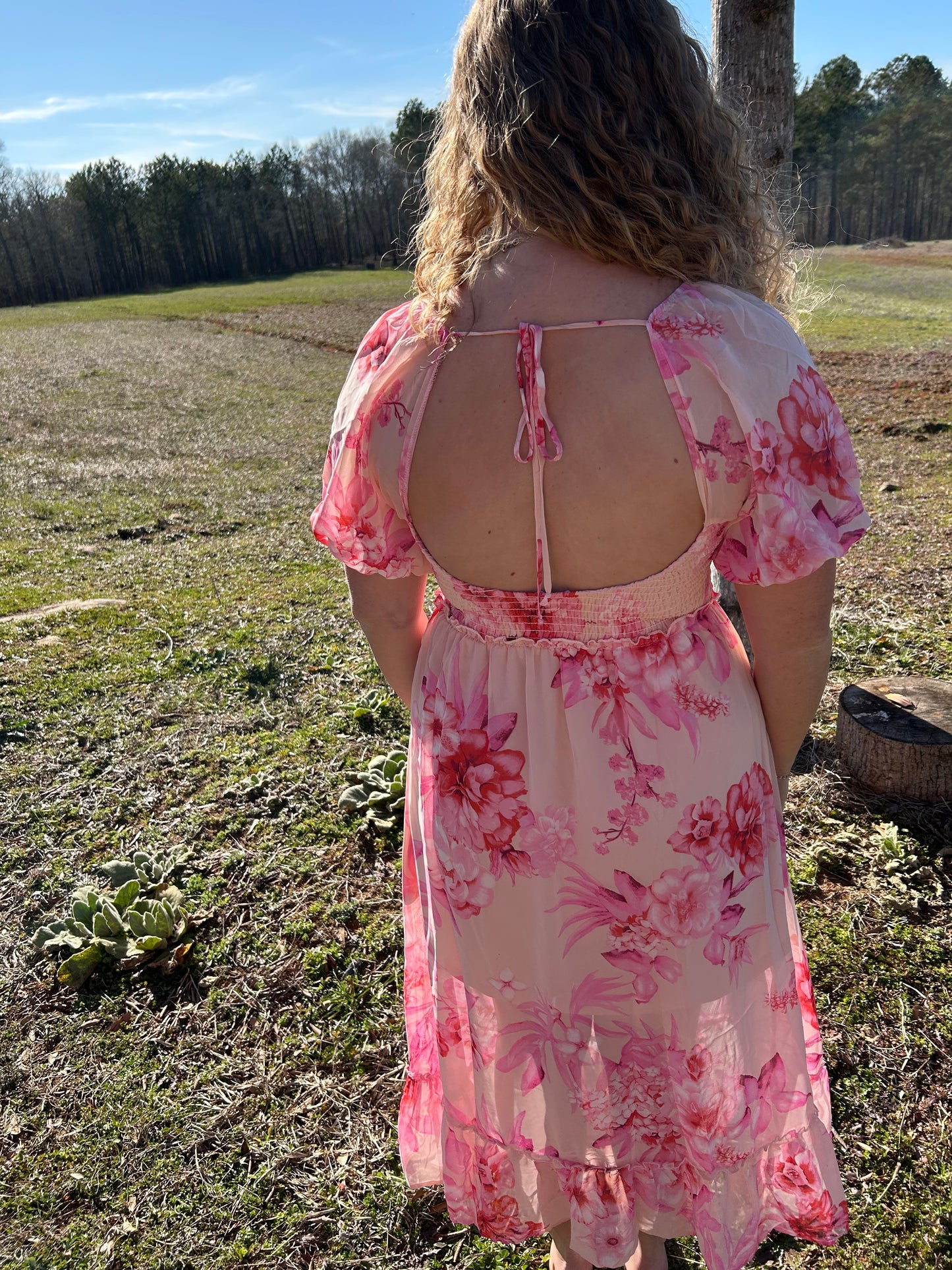 Flora maxi dress