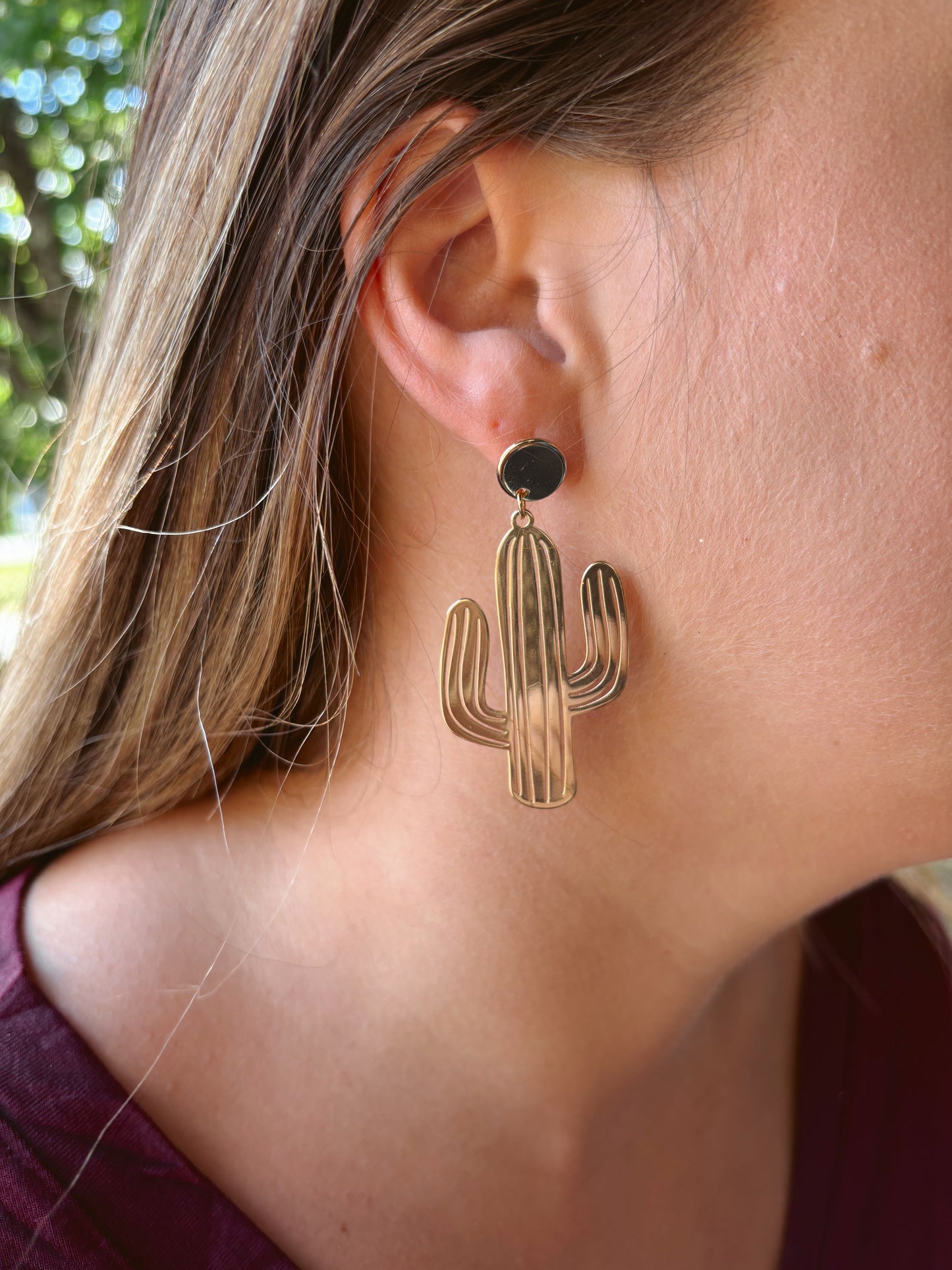 Flint Cactus Earrings