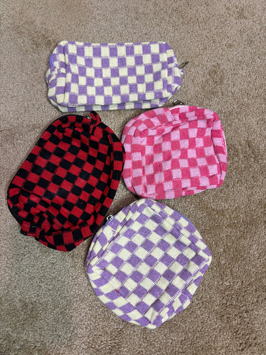 Checkered bags