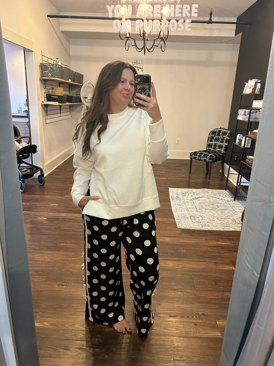 SS polka dot pants