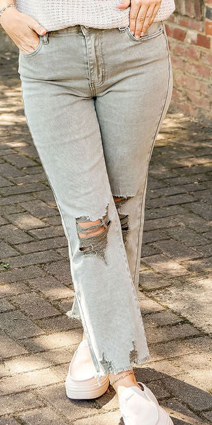 Olive jeans