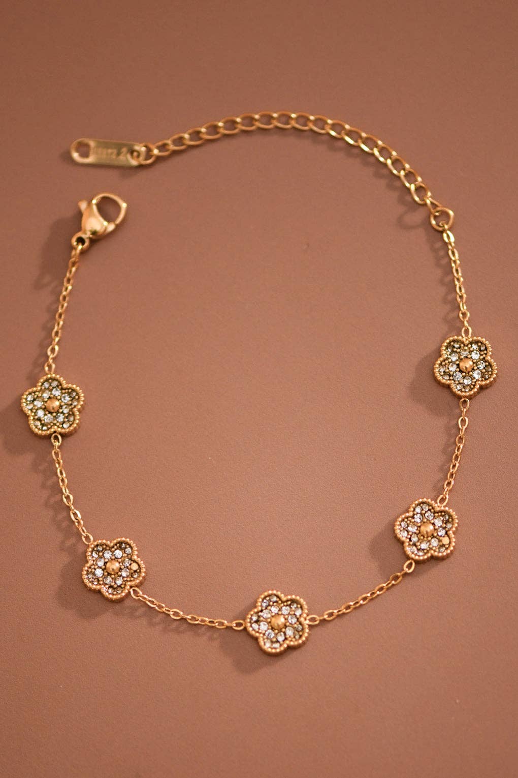 18K Gold PVD Plated Waterproof Stainless Steel Chain Bracelet