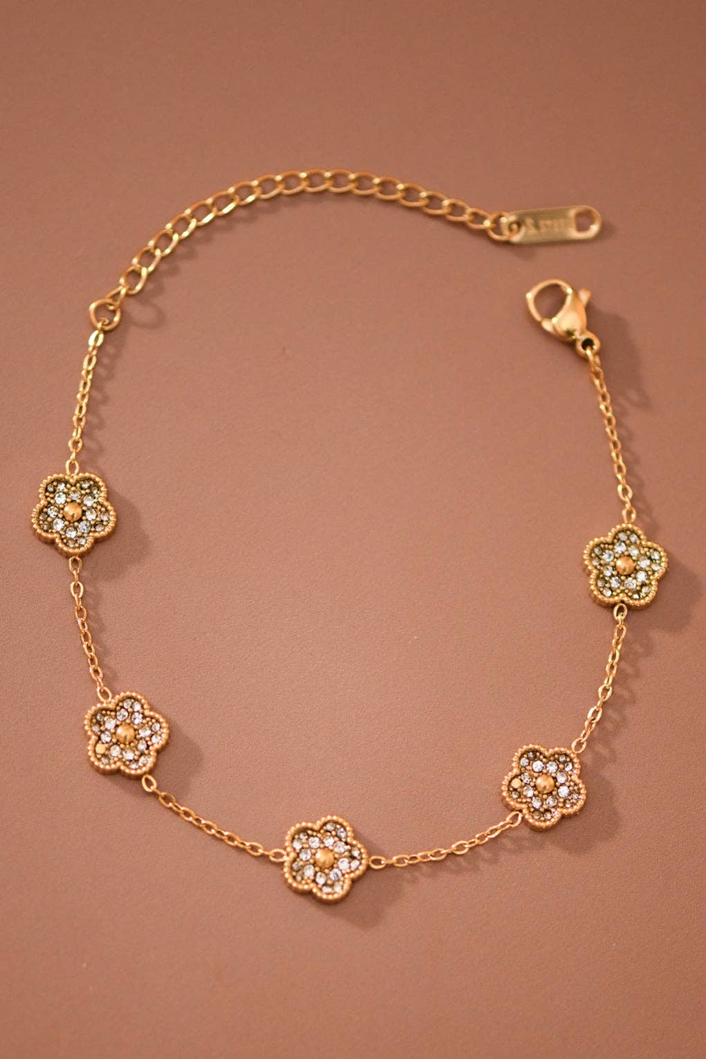 18K Gold PVD Plated Waterproof Stainless Steel Chain Bracelet