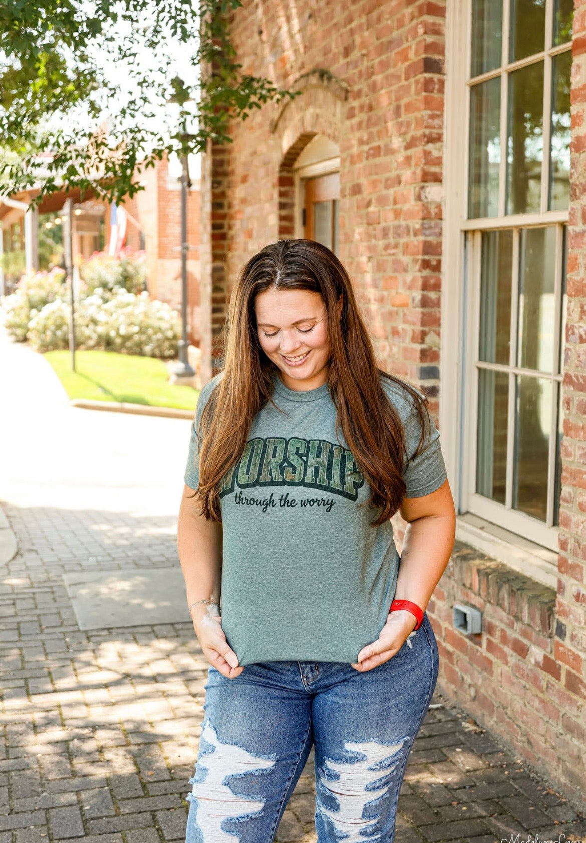 Worship Through the worry tee