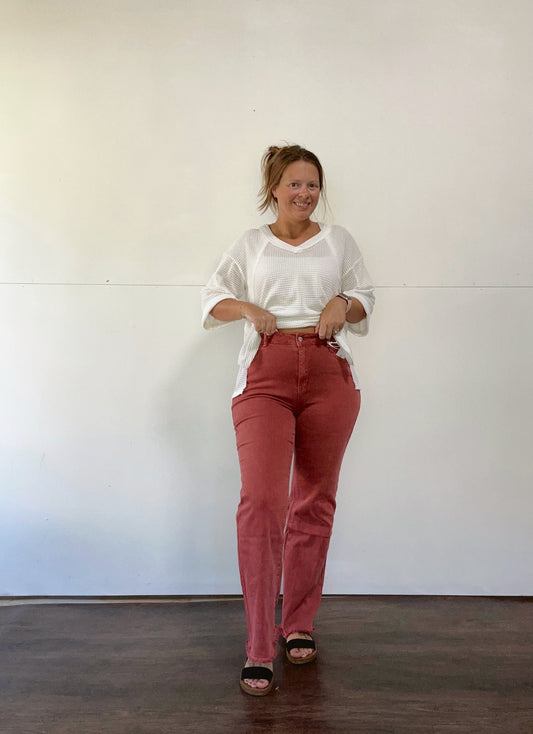 Terra rose jeans