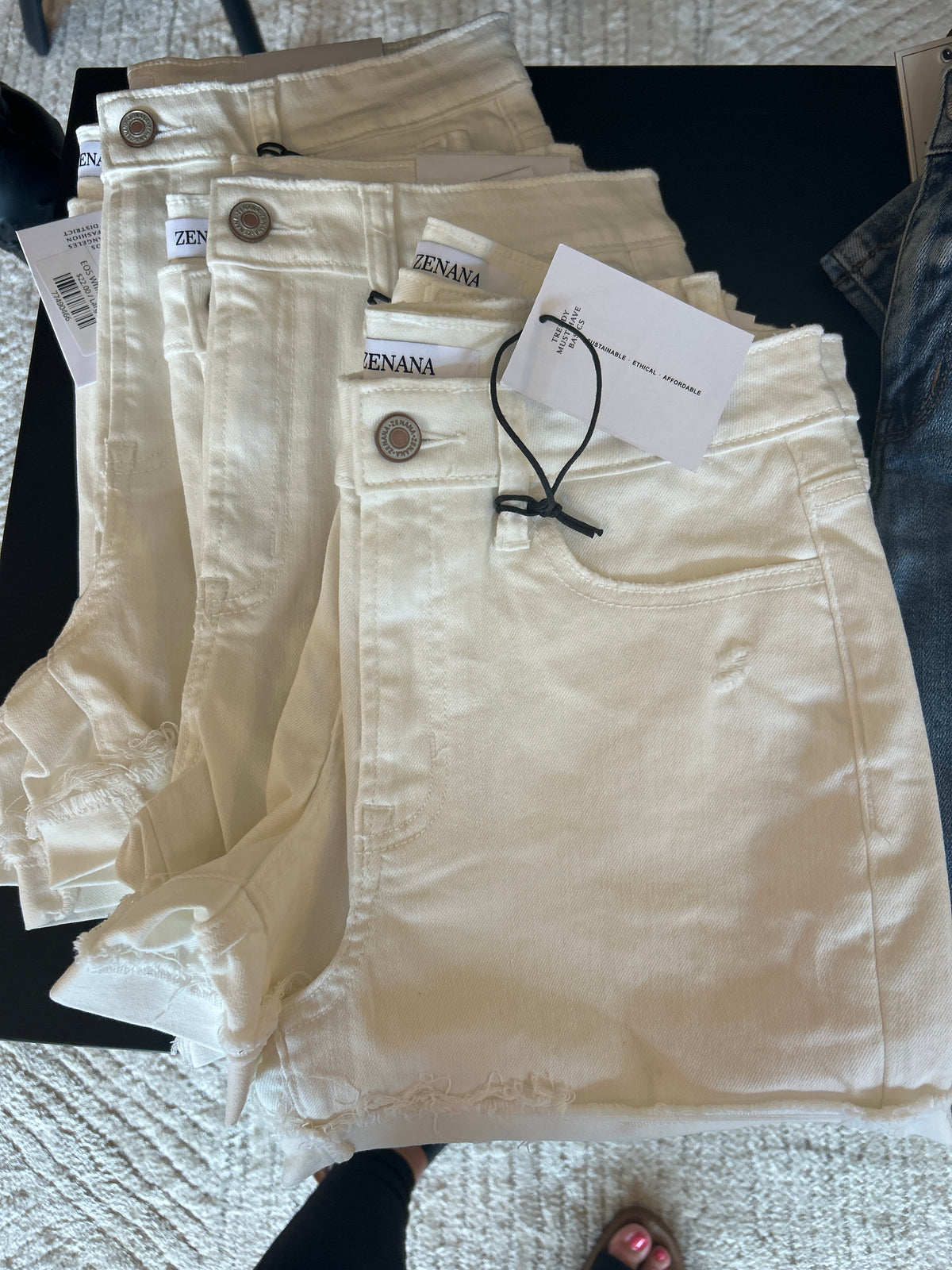EOS White shorts