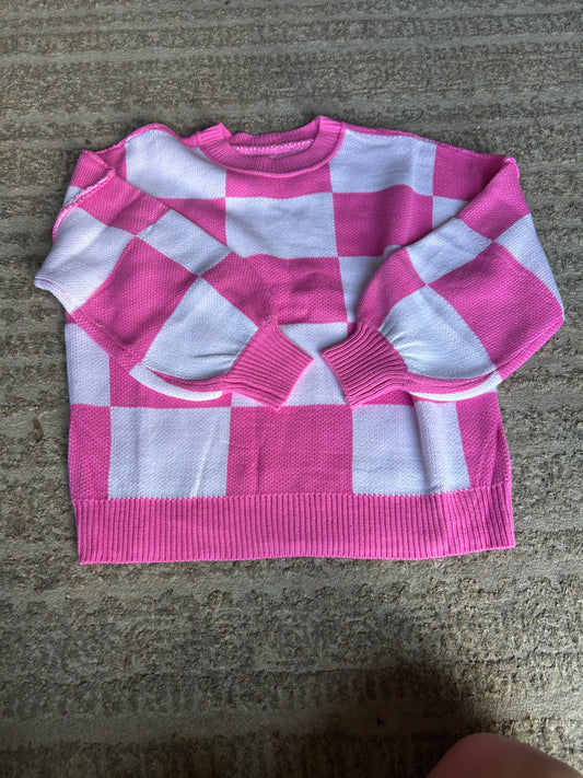 Gracie check sweater