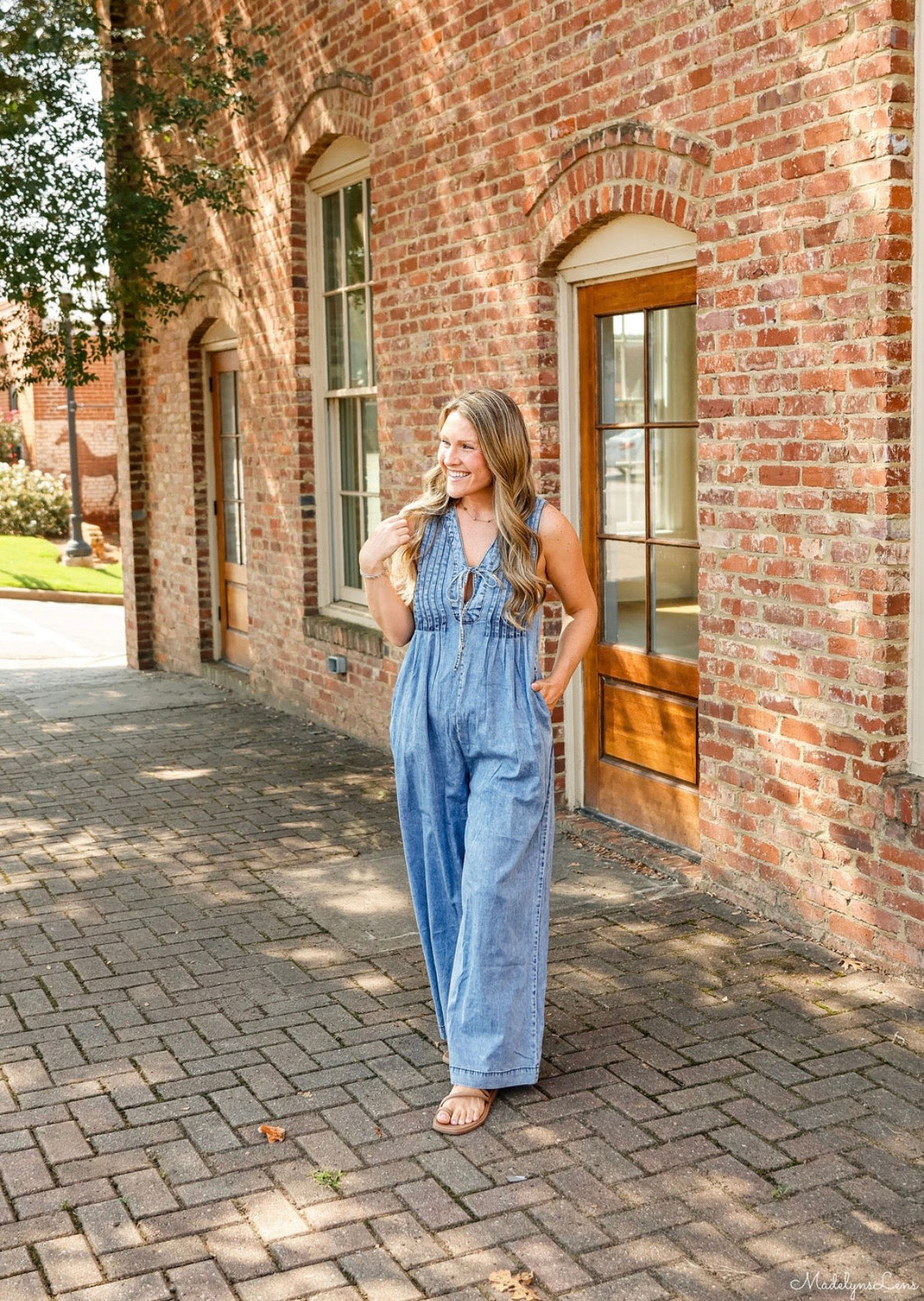 Denim jumpsuit