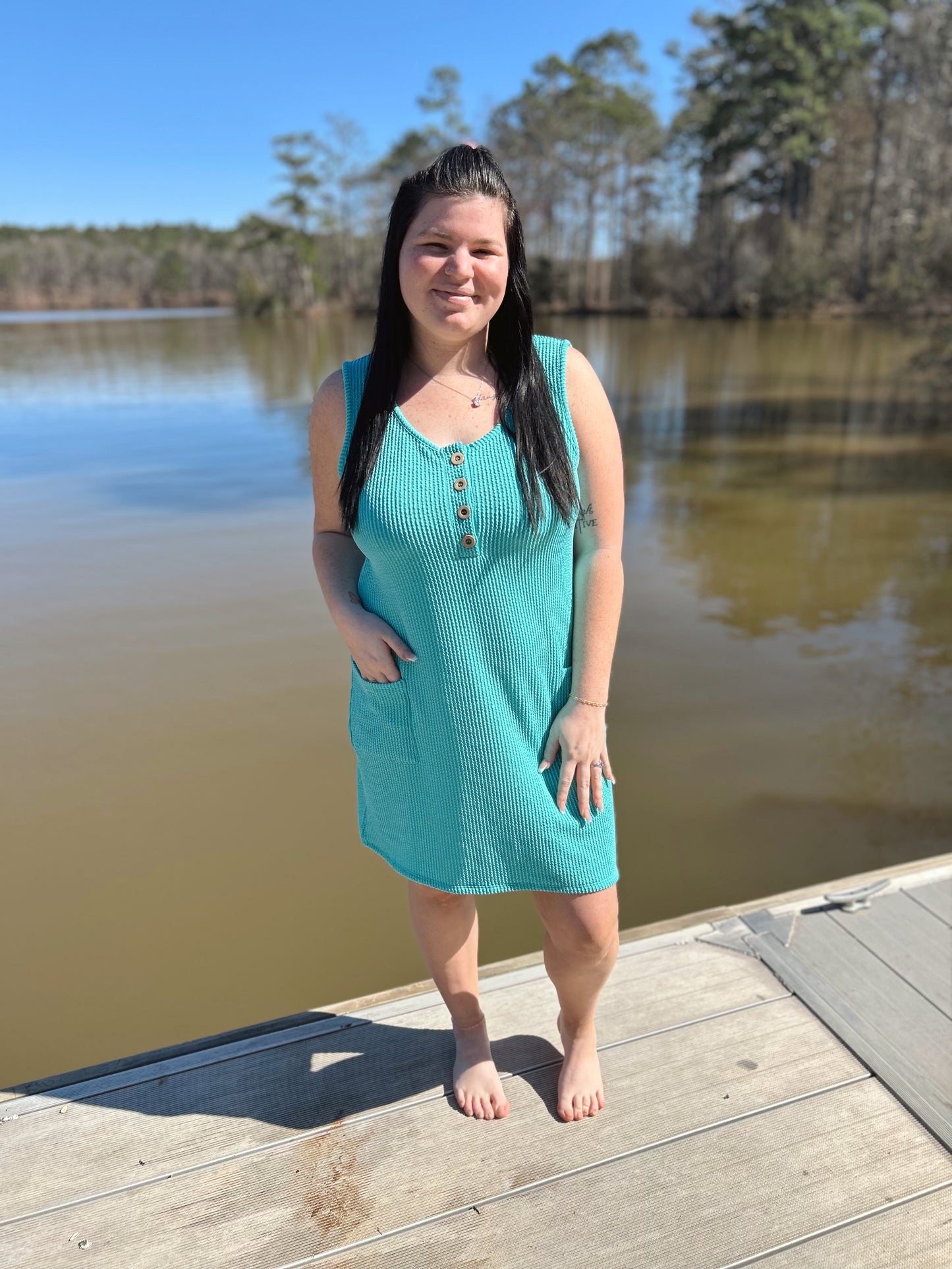 Seaside Ribbed Dress