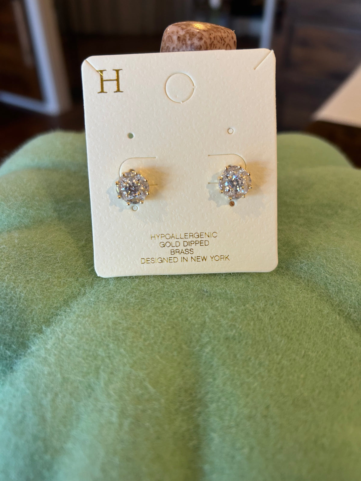 Gold dipped studs