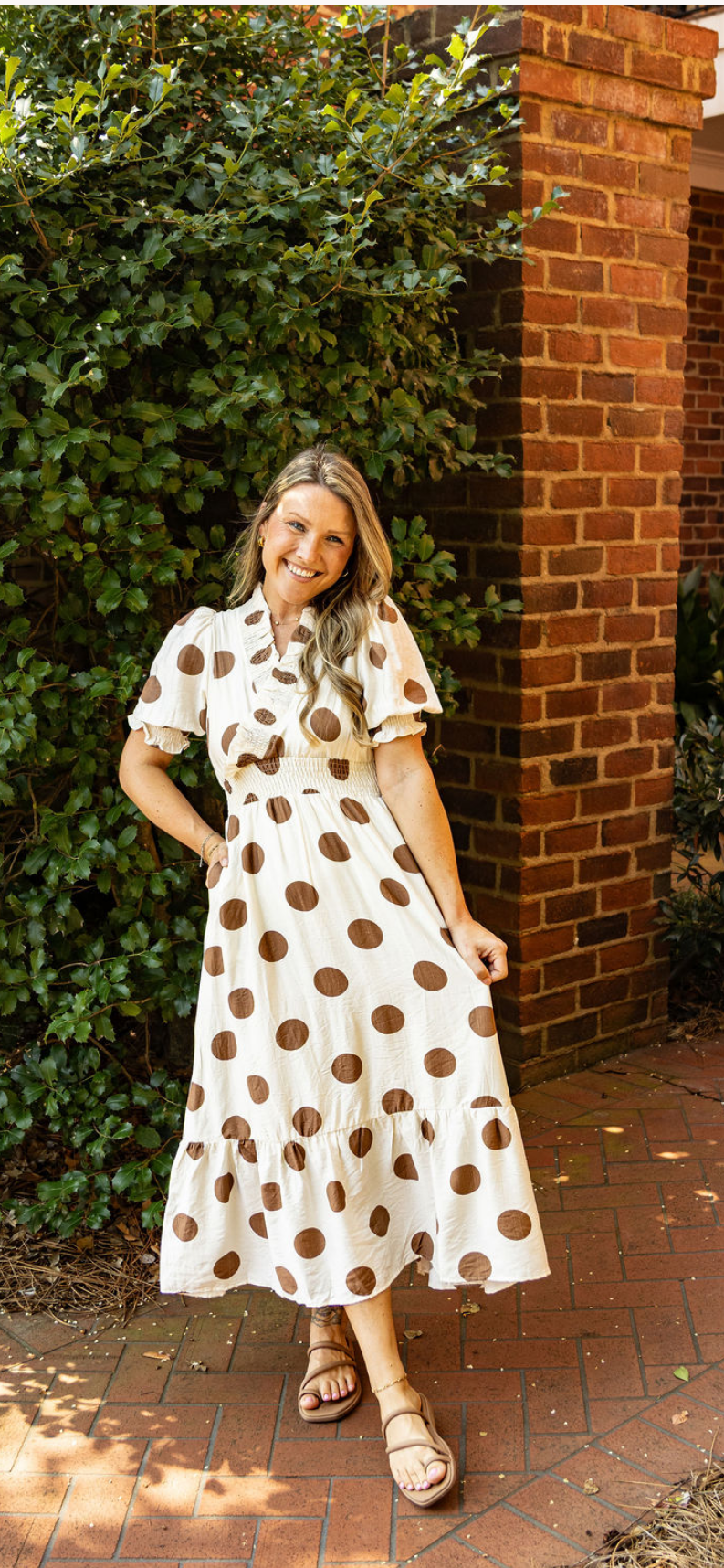 Polka dot dress