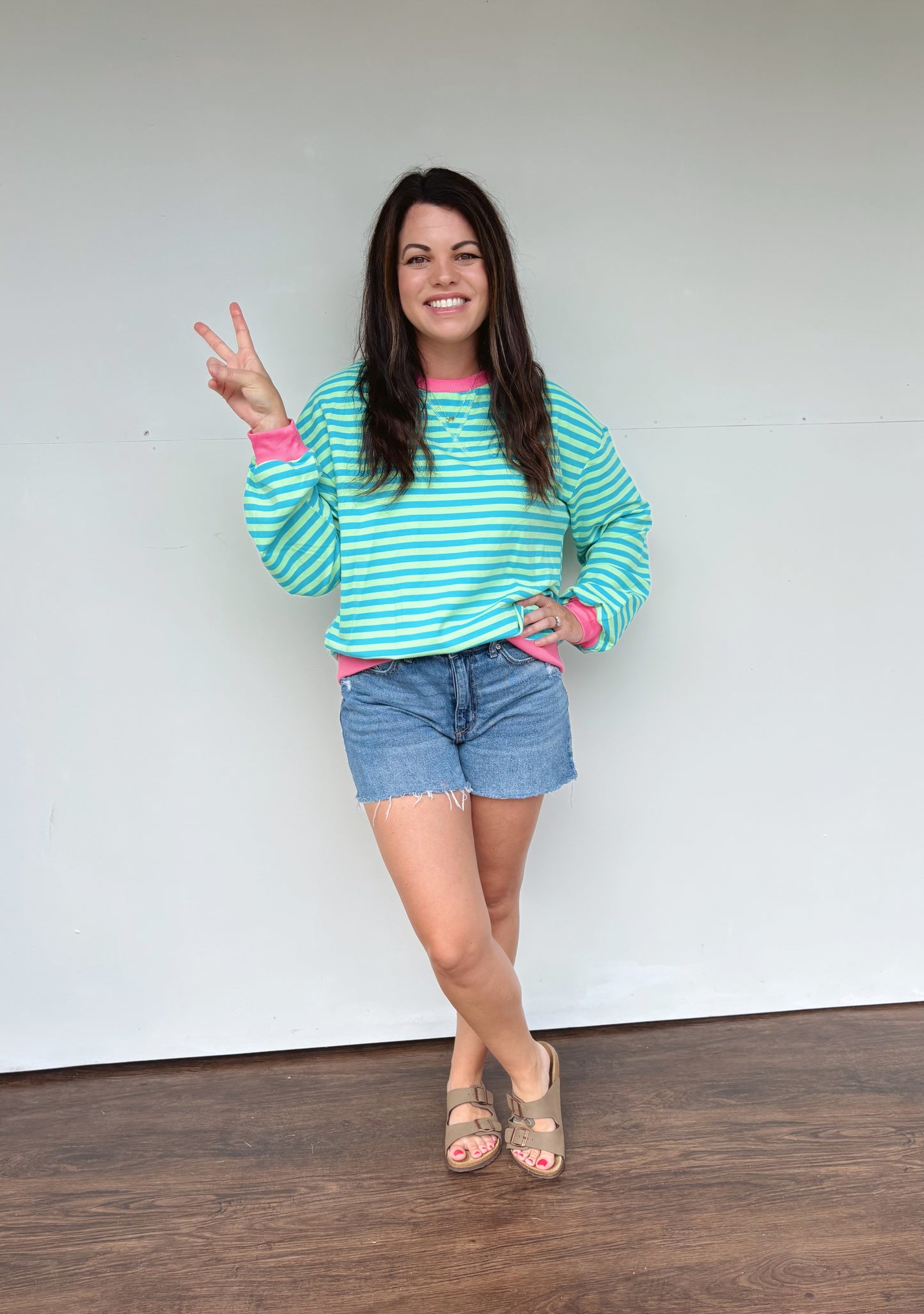 Tommy Striped Top