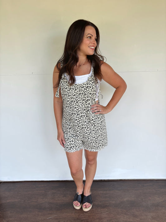 Leopard romper