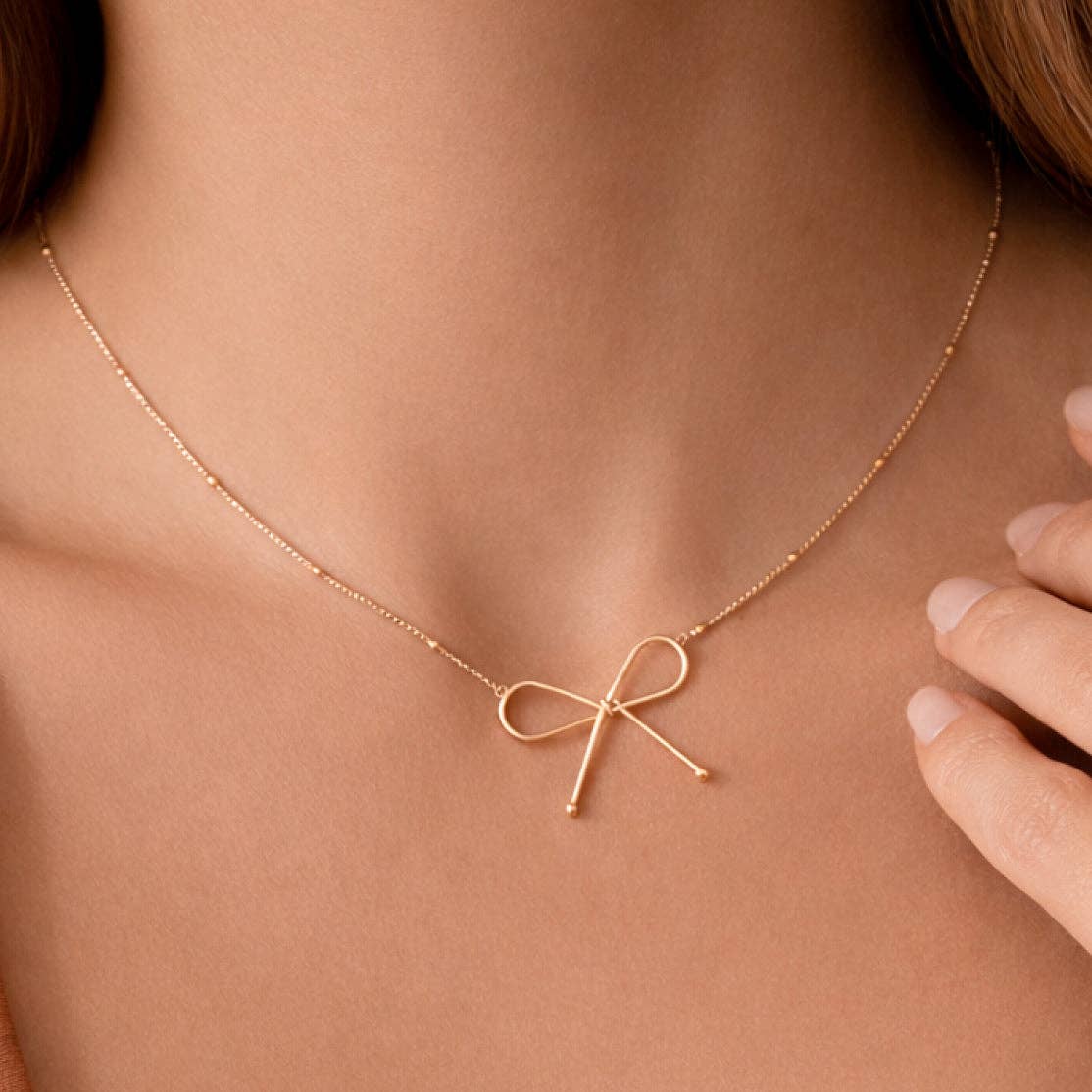 18K Gold Plated Waterproof Stainless Steel Chain Necklace