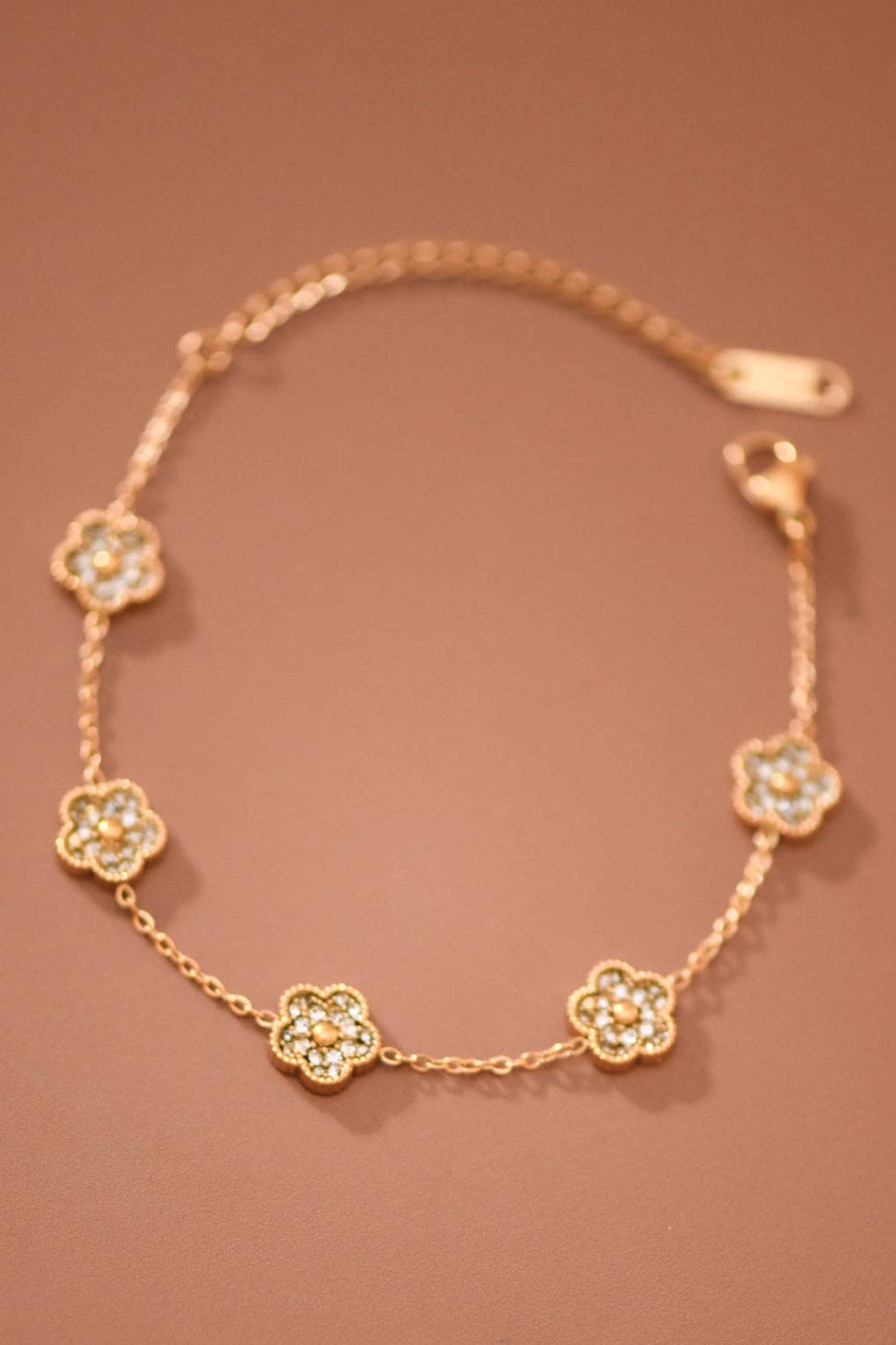 18K Gold PVD Plated Waterproof Stainless Steel Chain Bracelet