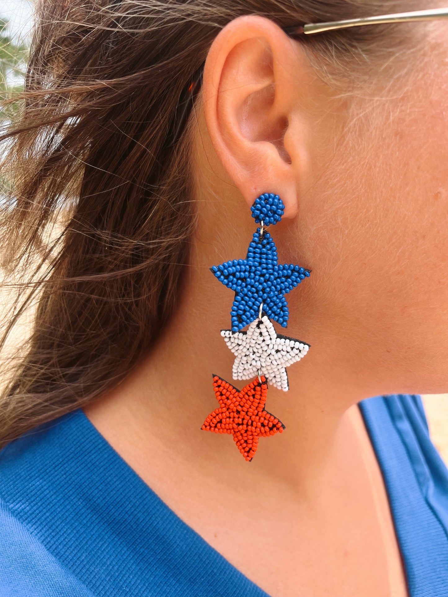 3 Star earrings